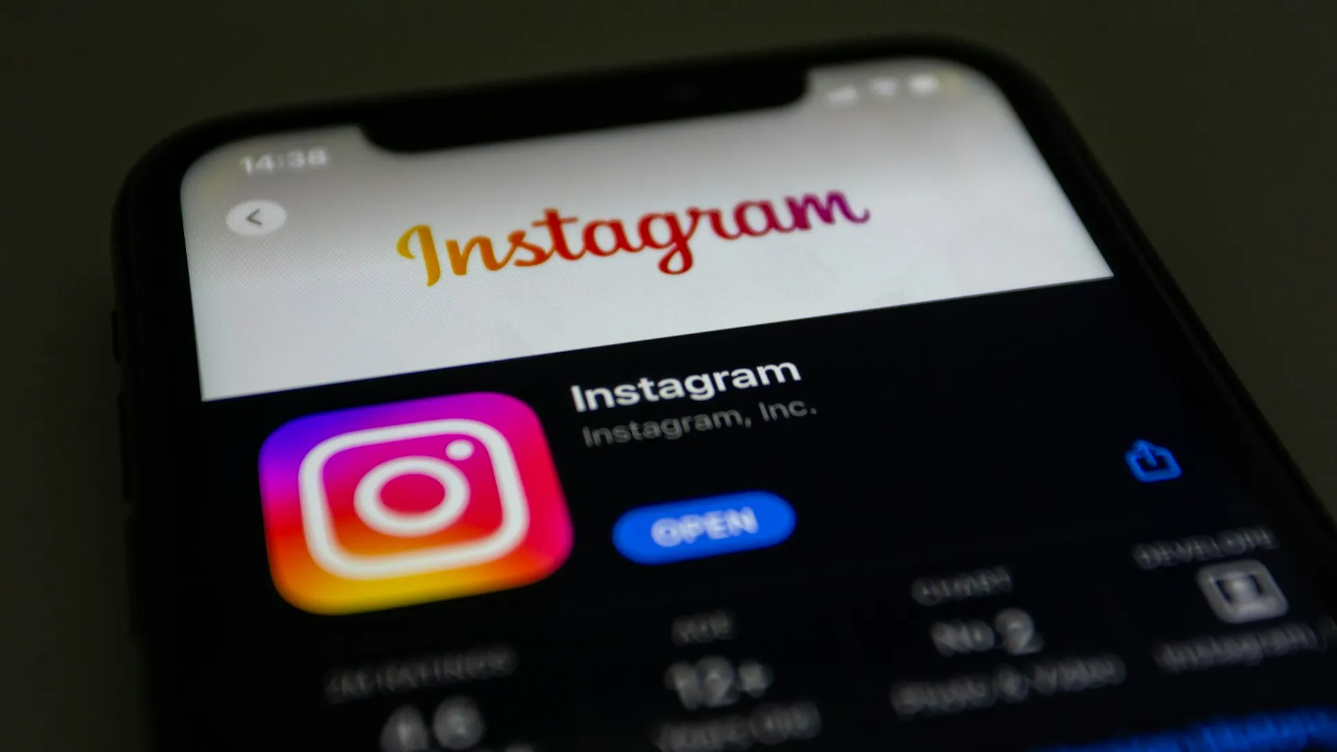 Instagram programėlė telefonuose