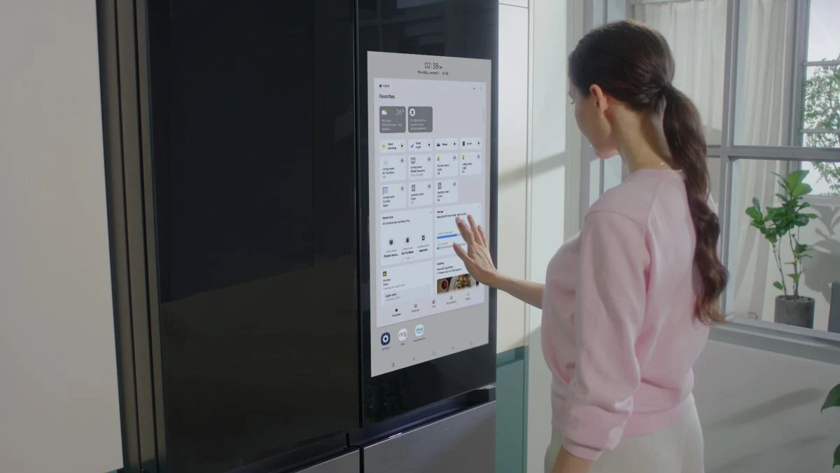 Išmanusis šaldytuvas su DI funkcijomis, Samsung nuotr.