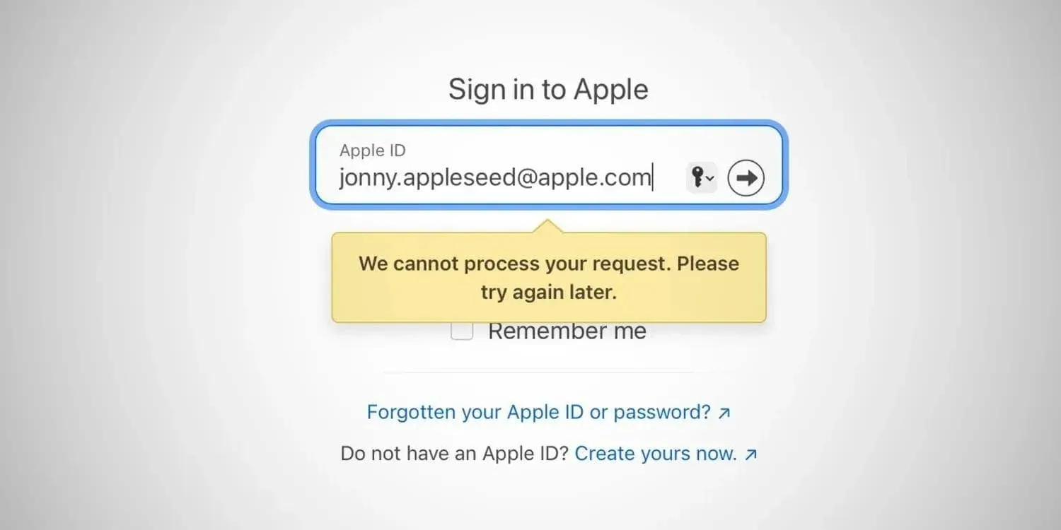 Neleidžiama prisijungti prie Apple ID