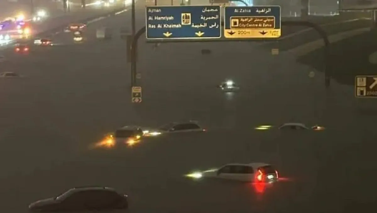 Potvynis Dubajuje
