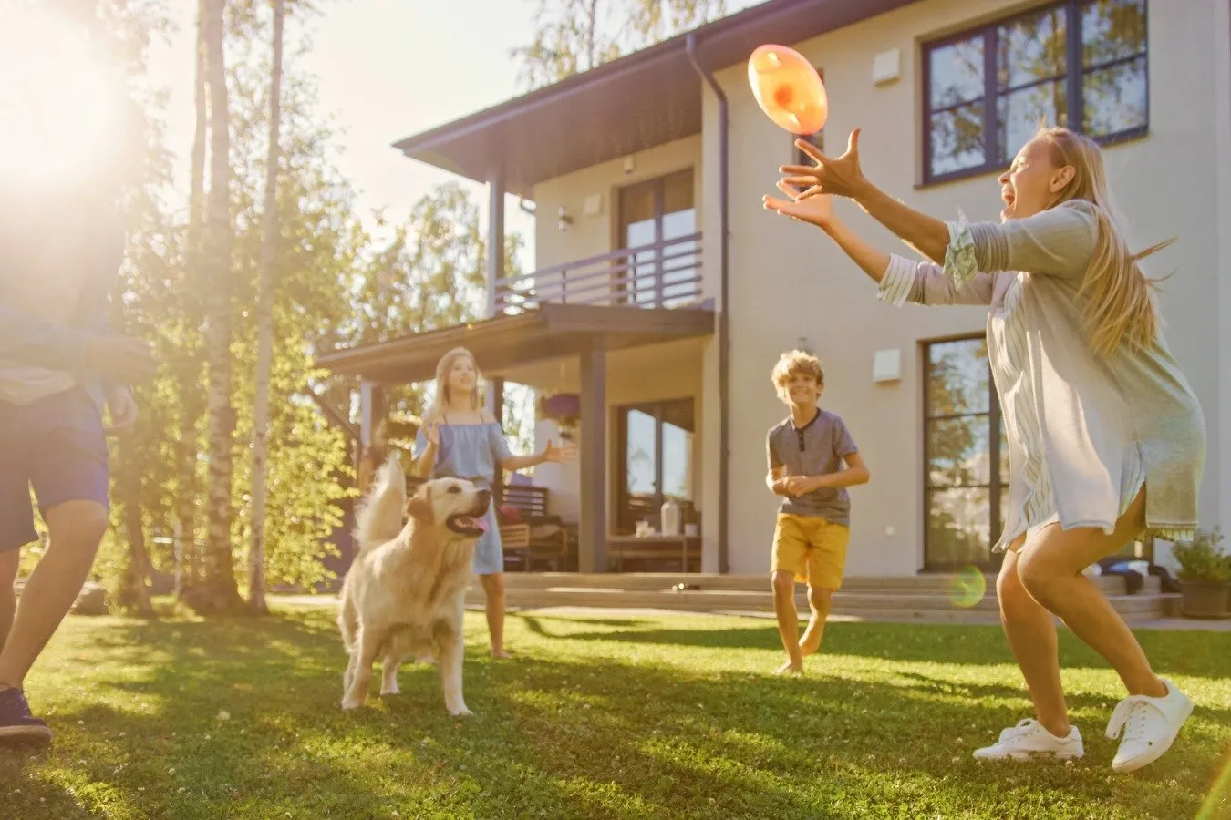 Užsiėmimai su šeima lauke