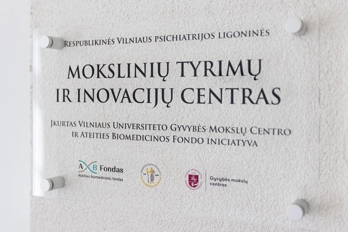 1. RVPL atidarytas tyrimų centras