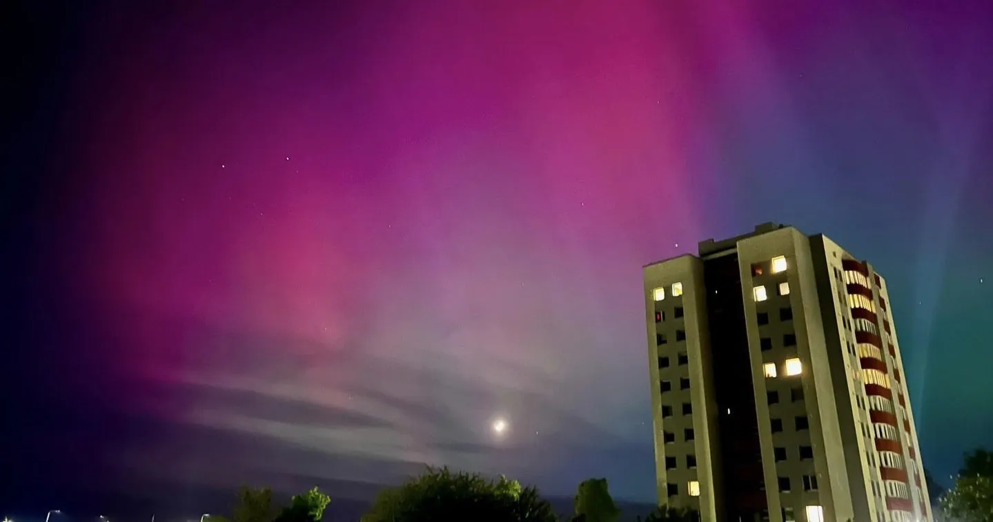 Įspūdinga šiaurės pašvaistė, geomagnetinė audra