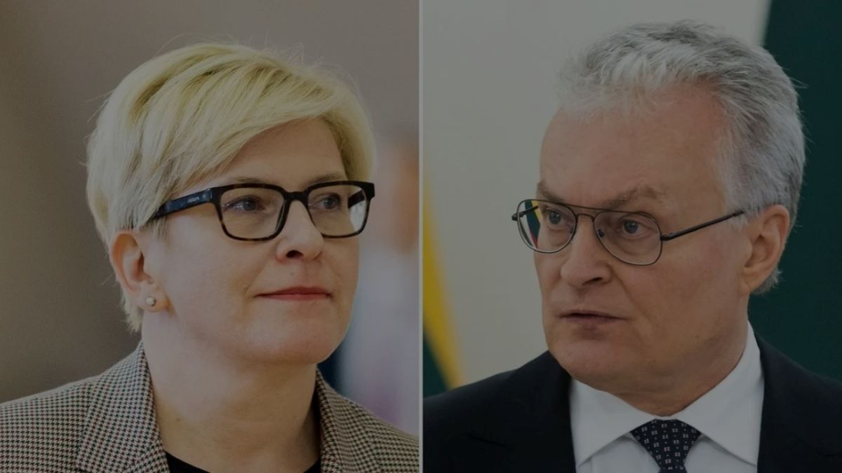 Lietuvos prezidento rinkimai 2024 m. I. Šimonytė ir G. Nausėda