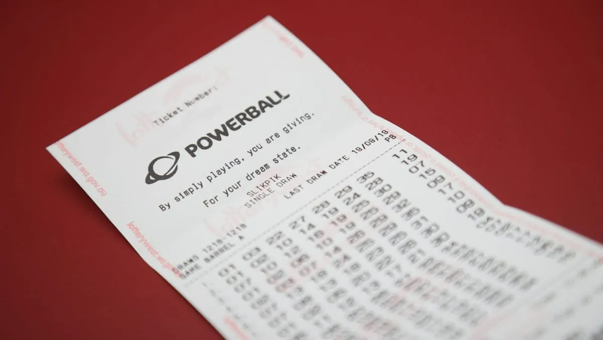Powerball loterijos bilietas