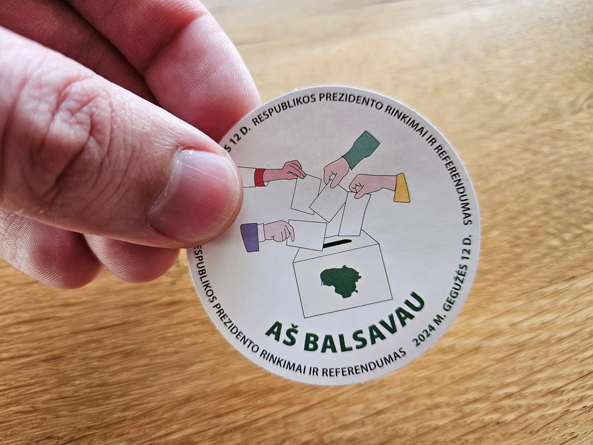 Prezidento rinkimai 2024 - Aš balsavau / Kaipkada.lt nuotr.