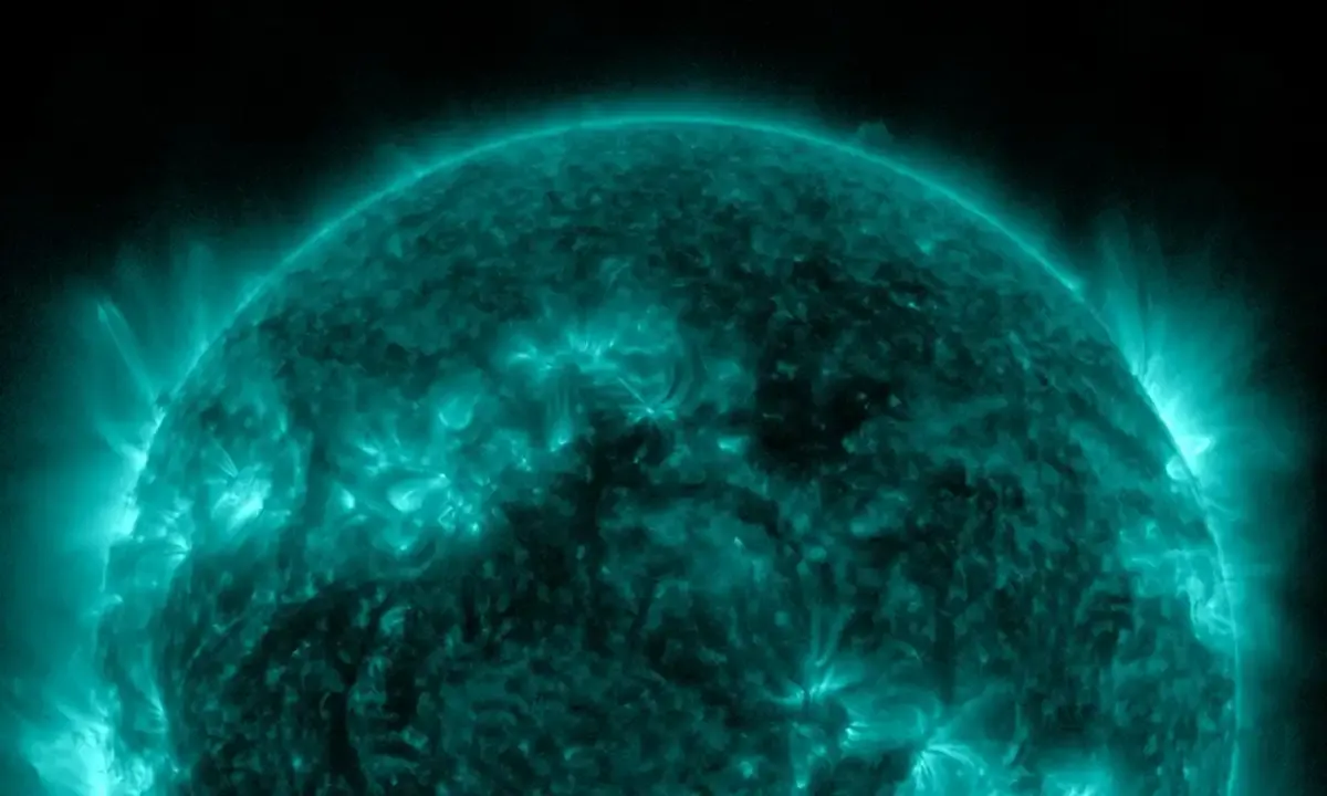 Saulė fotografuota gegužės 10 d. / SpaceWeatherLive nuotrauka