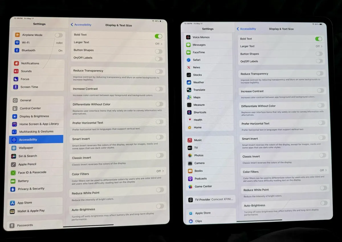 iPad Pro - geltonuoja ekranai / Reddit nuotr.