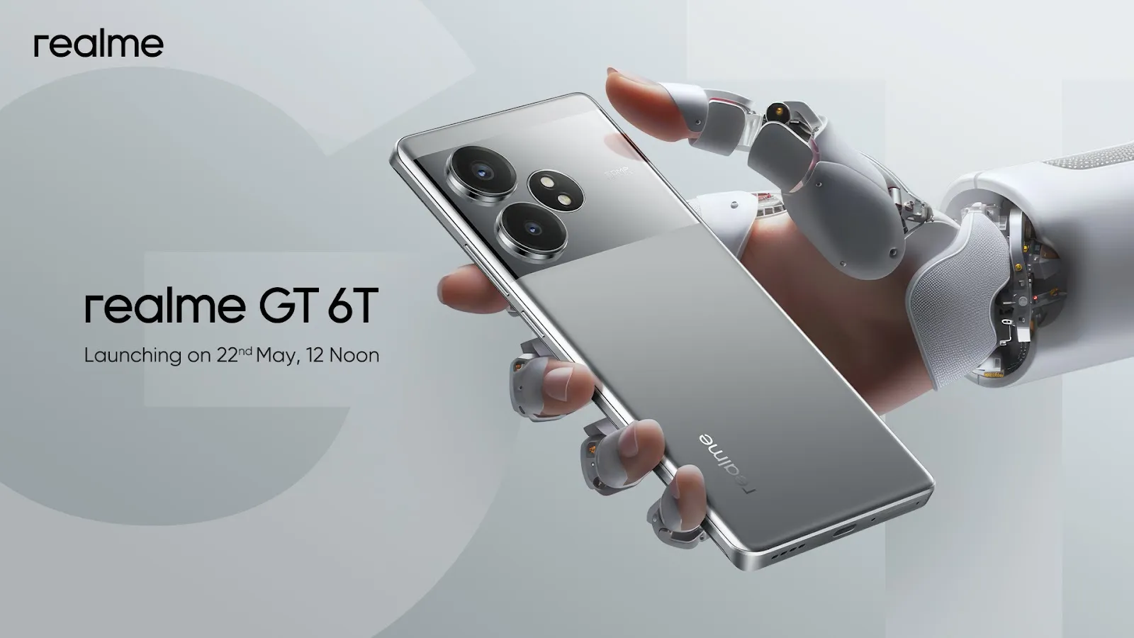 realme GT 6T telefono pristatymas