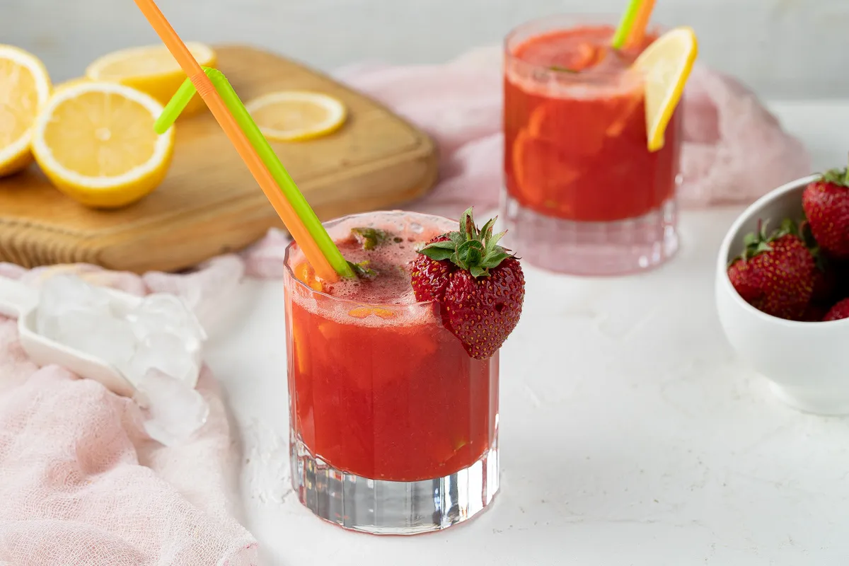 Braškinis mojito