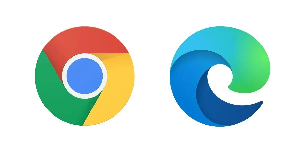 Chrome prieš Edge