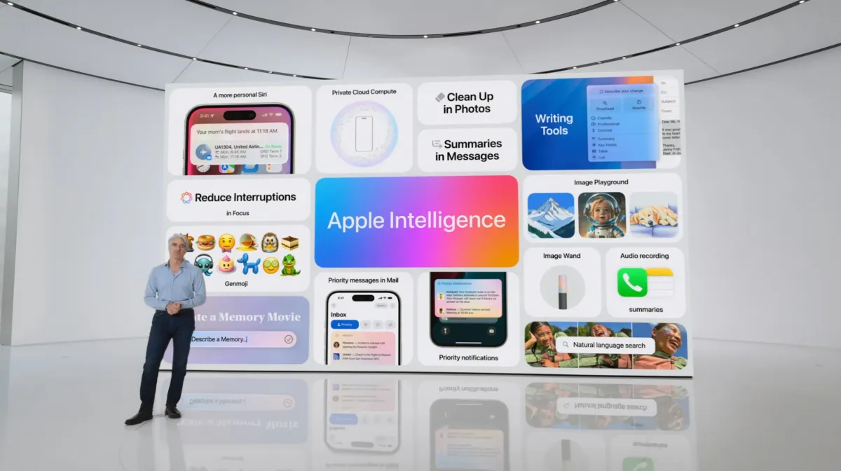 Kai kurios „Apple Intelligence“ funkcijos „iOS 18“ bus išleistos tik 2025 m.