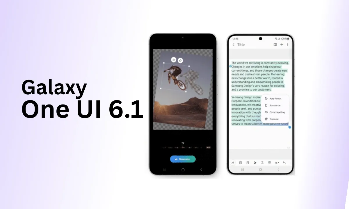 One UI 6.1 naujovės