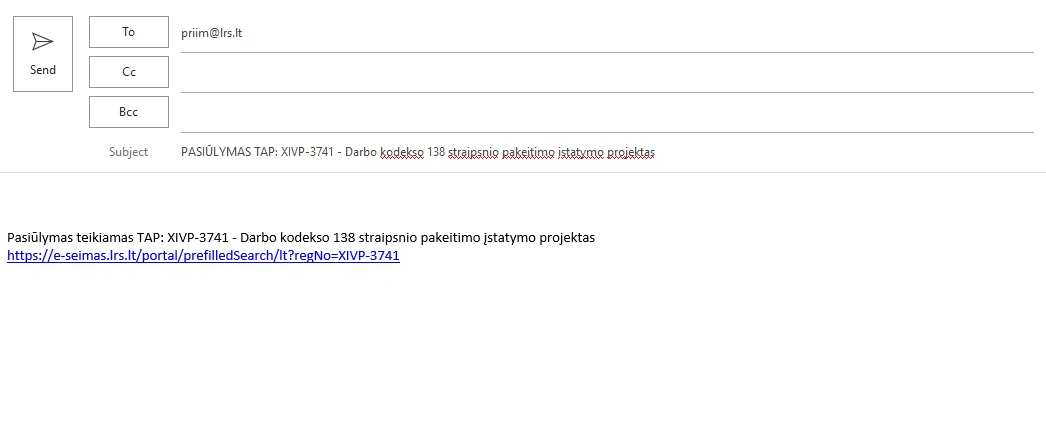 Pastabos dėl darbo kodekso pakeitimo