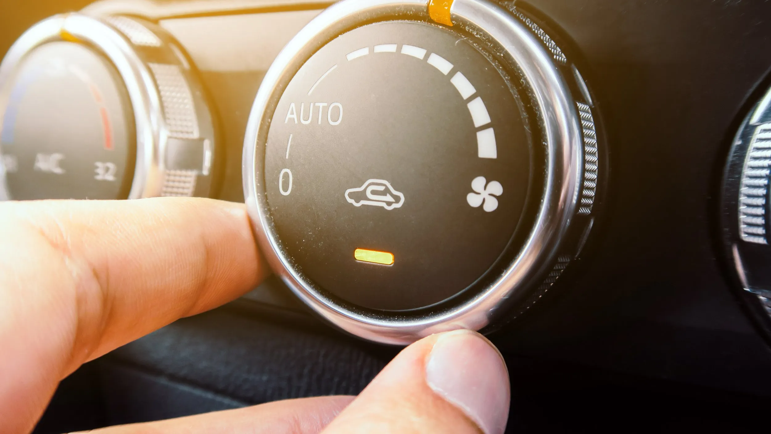 Recirkuliacijos mygtukas automobilyje
