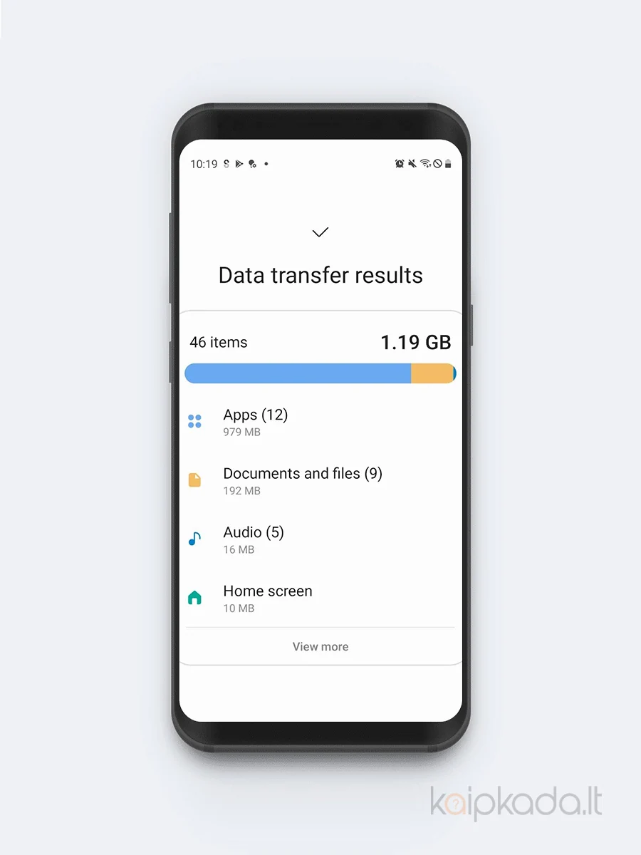 Samsung duomenų perkėlimas į kitą Samsung 3