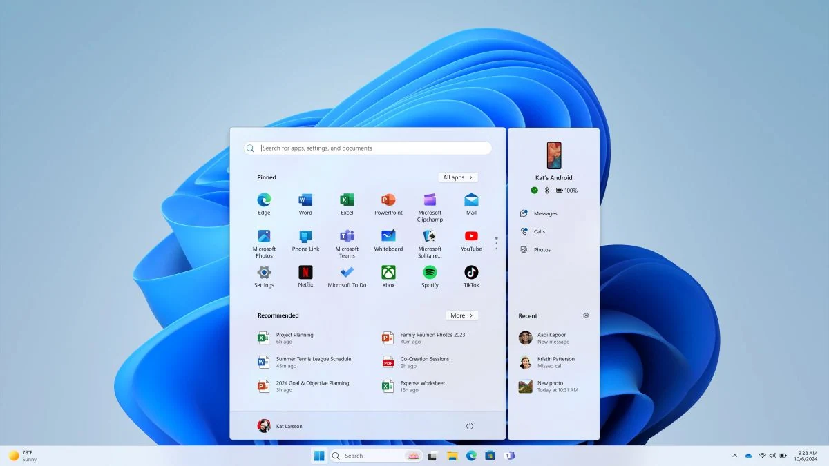 Windows 11 su Phone Link