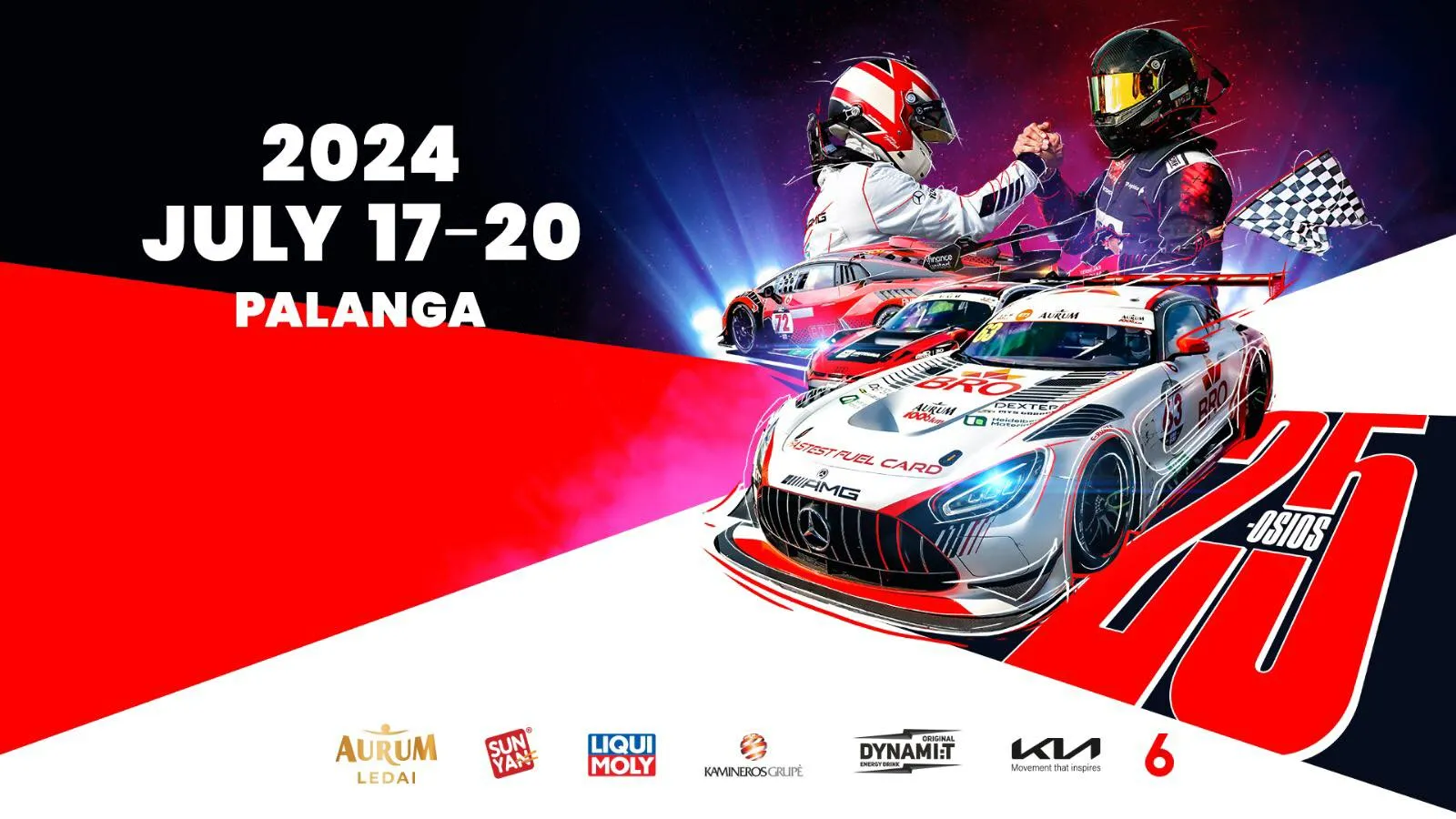 AURUM 1006 km lenktynės programa 2024