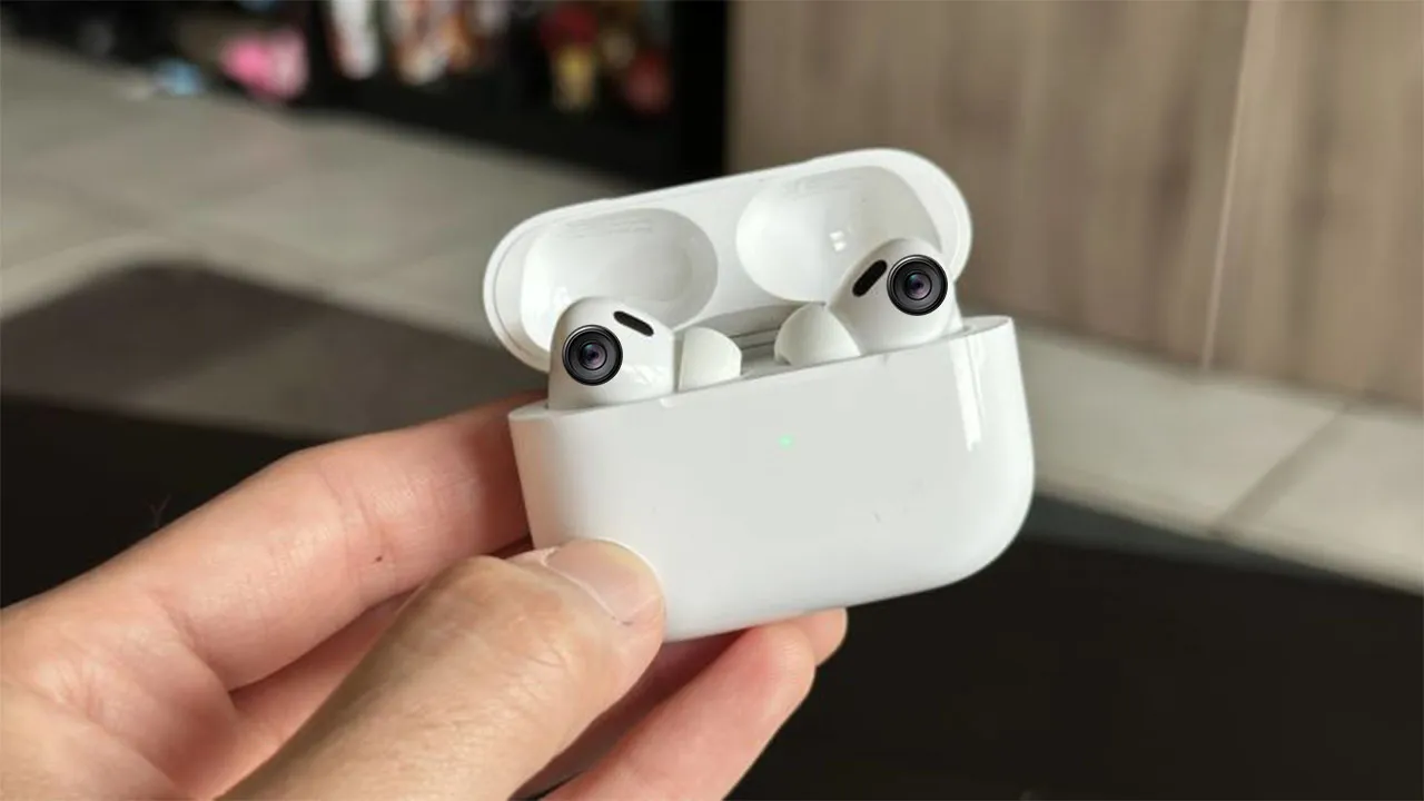 AirPods su kamera / Shiftdelete nuotr.