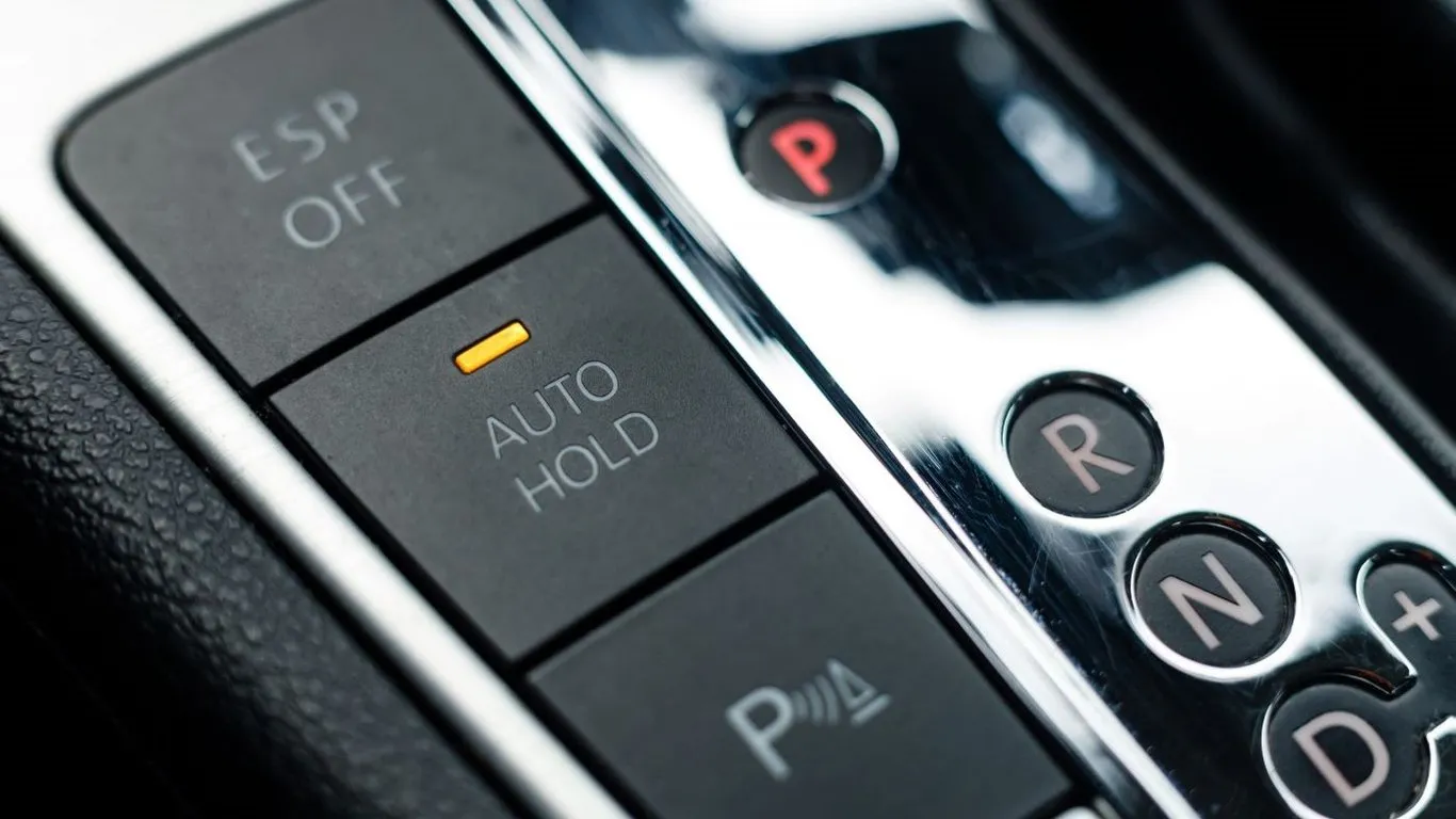 Auto Hold mygtukas