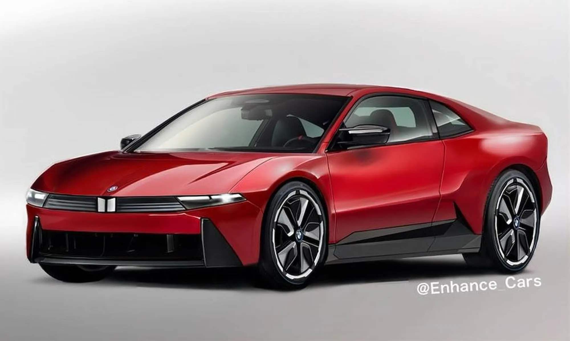 BMW Neue Klasse kupė / @enhance_cars nuotr.