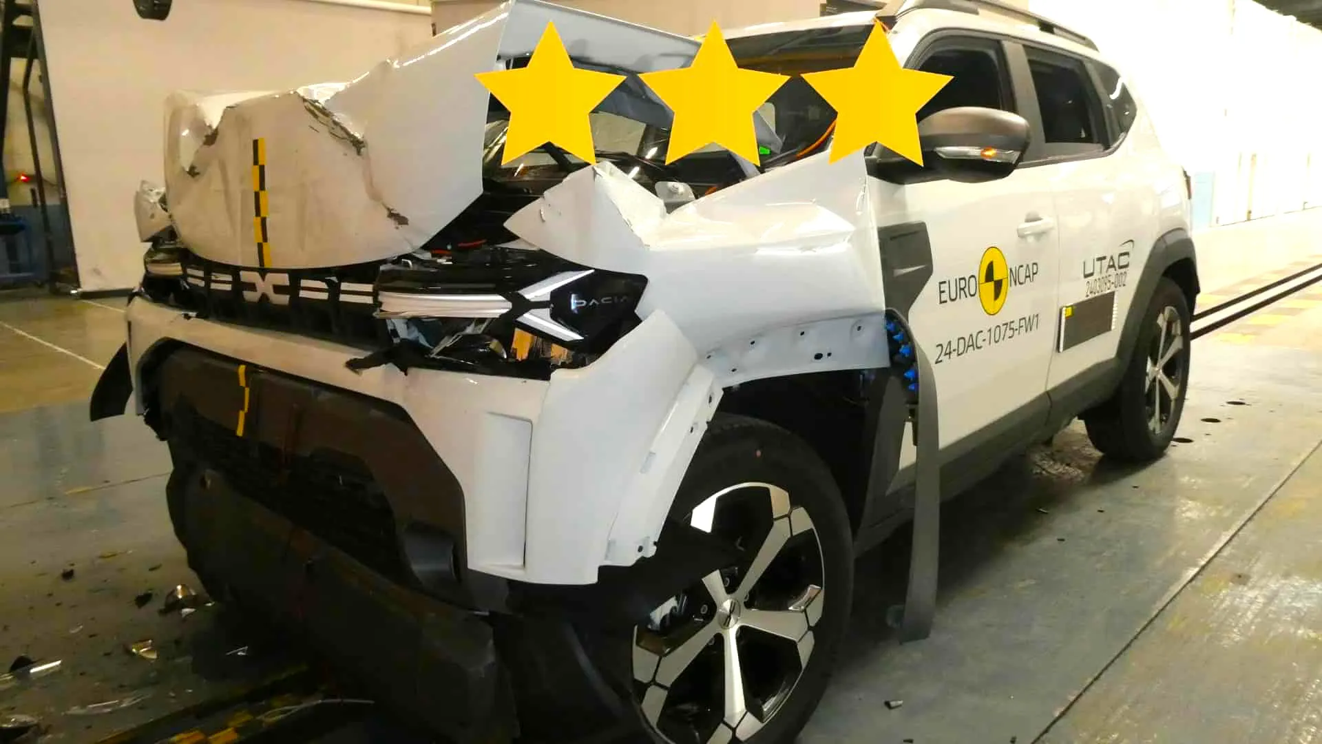 Dacia Duster saugumo bandymai
