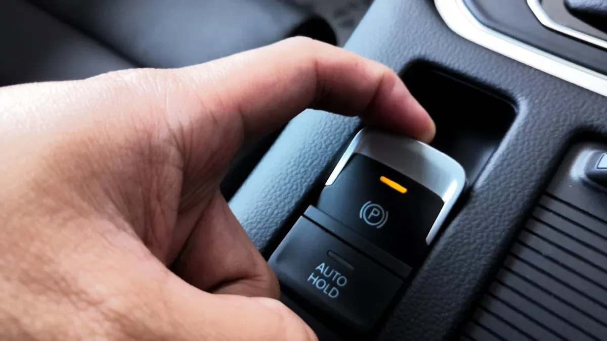 Elektroninis Auto Hold mygtukas