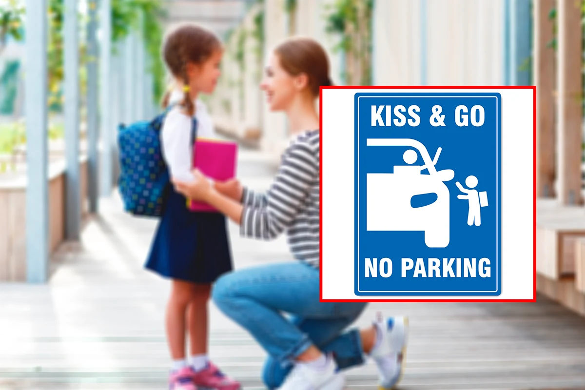 Kiss and Go (bučiuok ir važiuok) ženklas