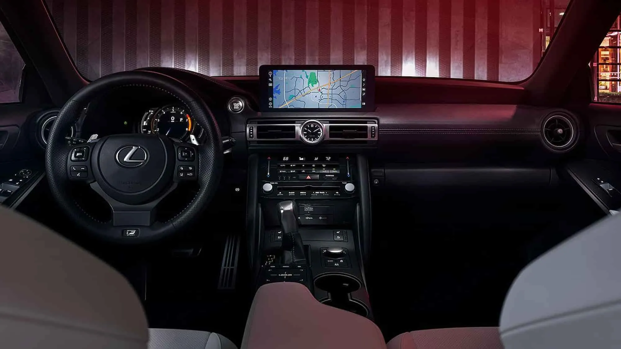 Lexus IS 500 interjeras