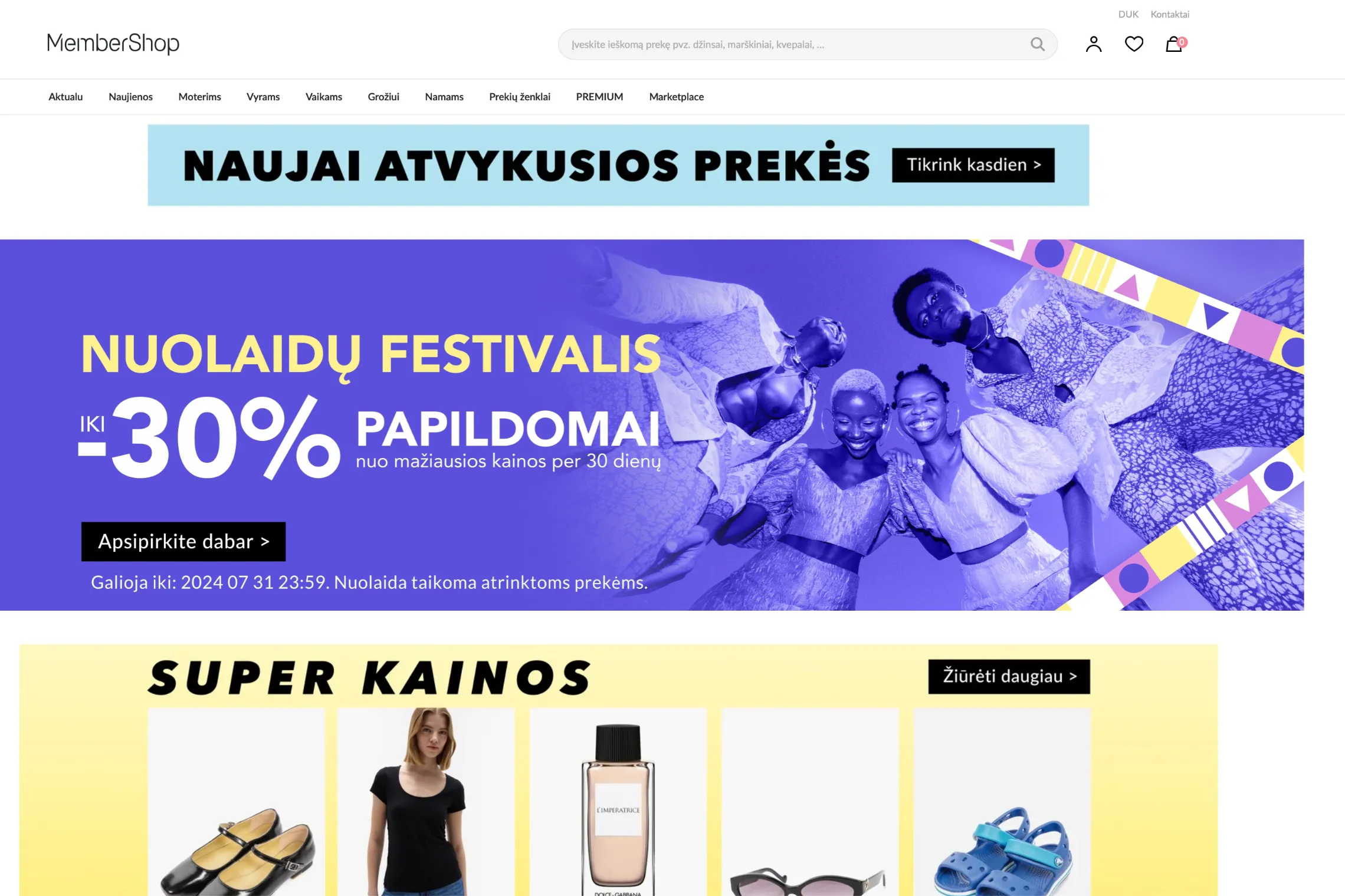 Membershop gavo 100 tūkst. baudą