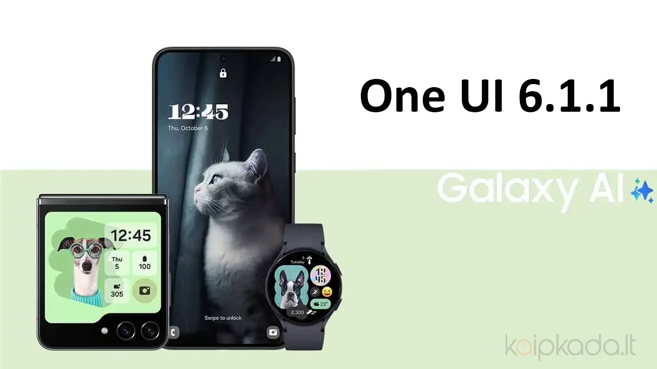 Naujos Galaxy AI funkcijos naujoje One Ui versijoje