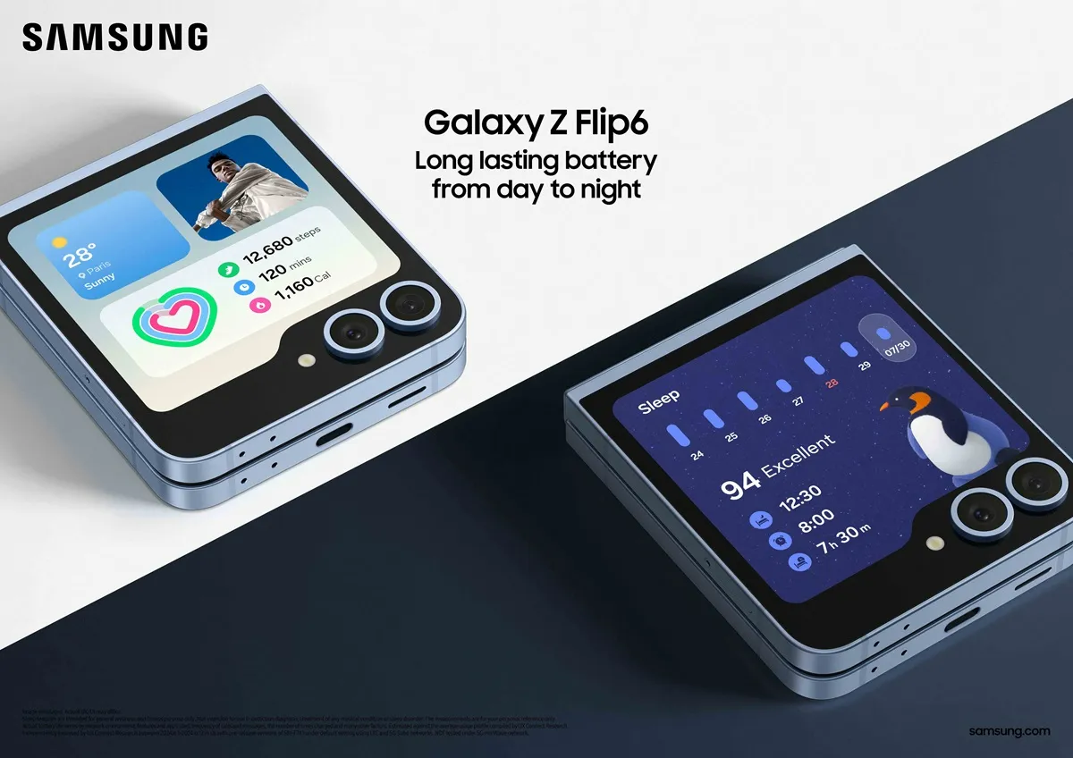 Samsung Galaxy Z Flip 6 telefonas su DI