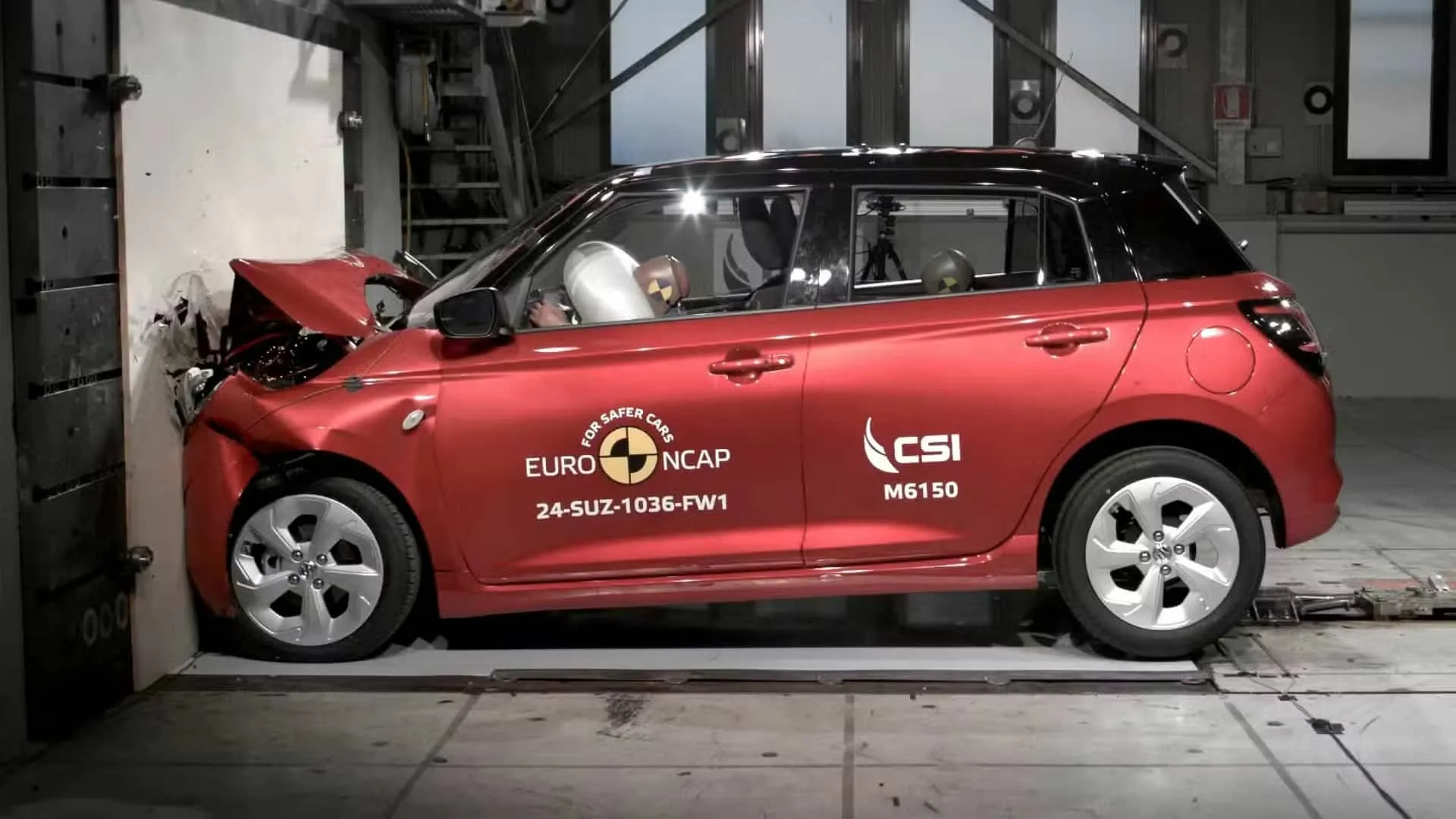 Suzuki Swift susidūrimo bandymai 2