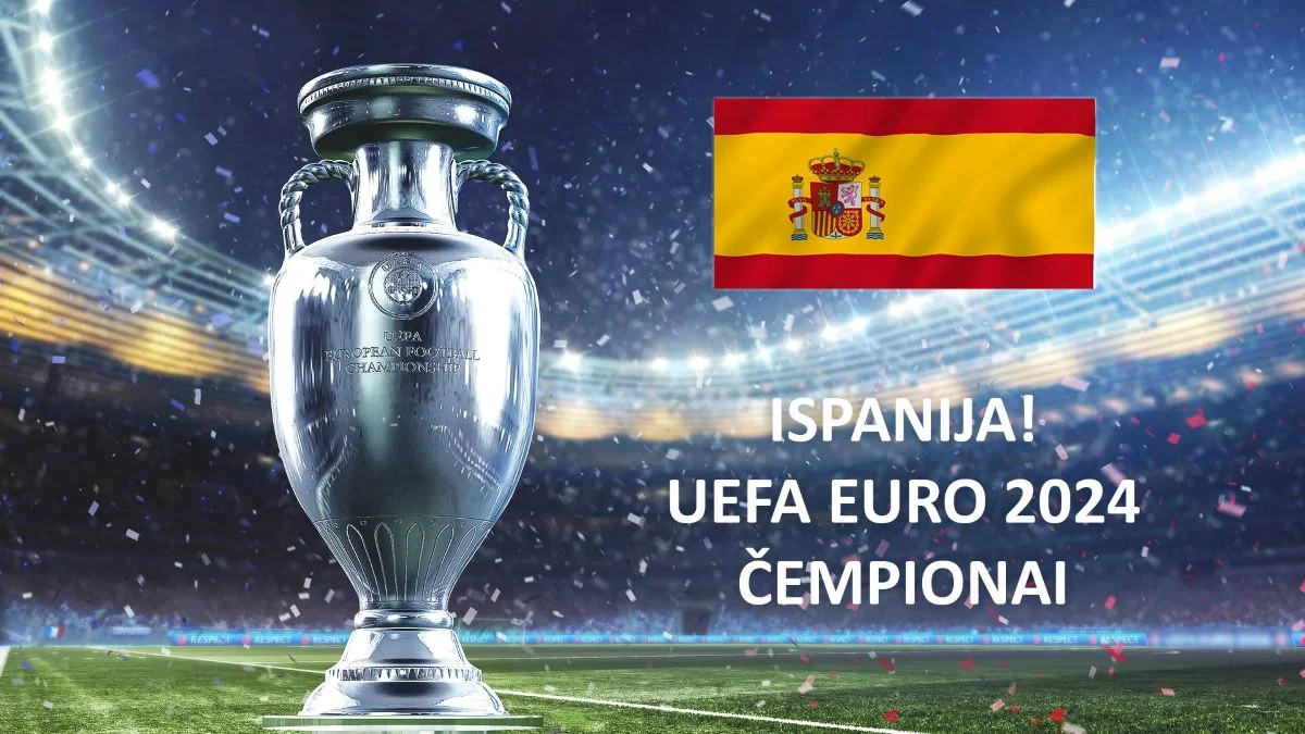 UEFA EURO 2024 čempionai Ispanija