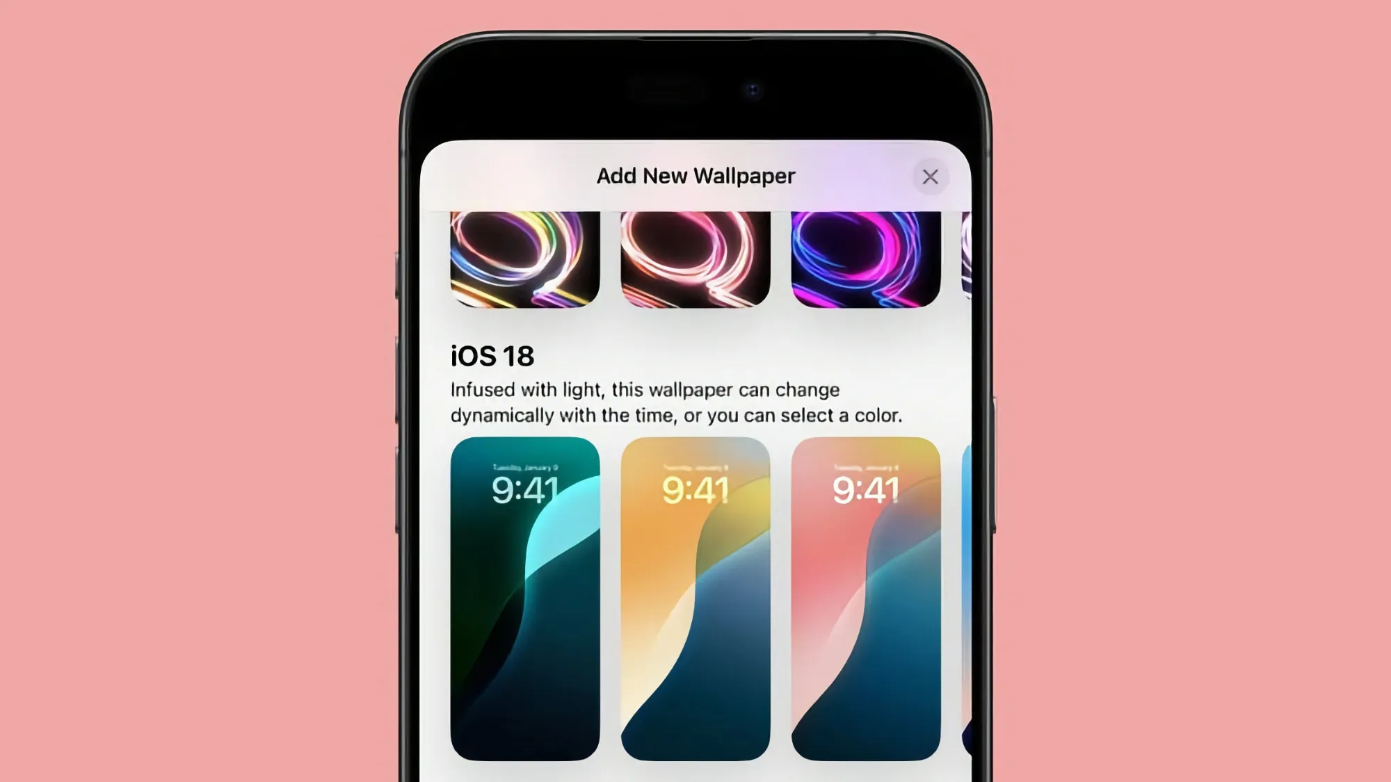 iOS 18 naujos ekrano užsklandos