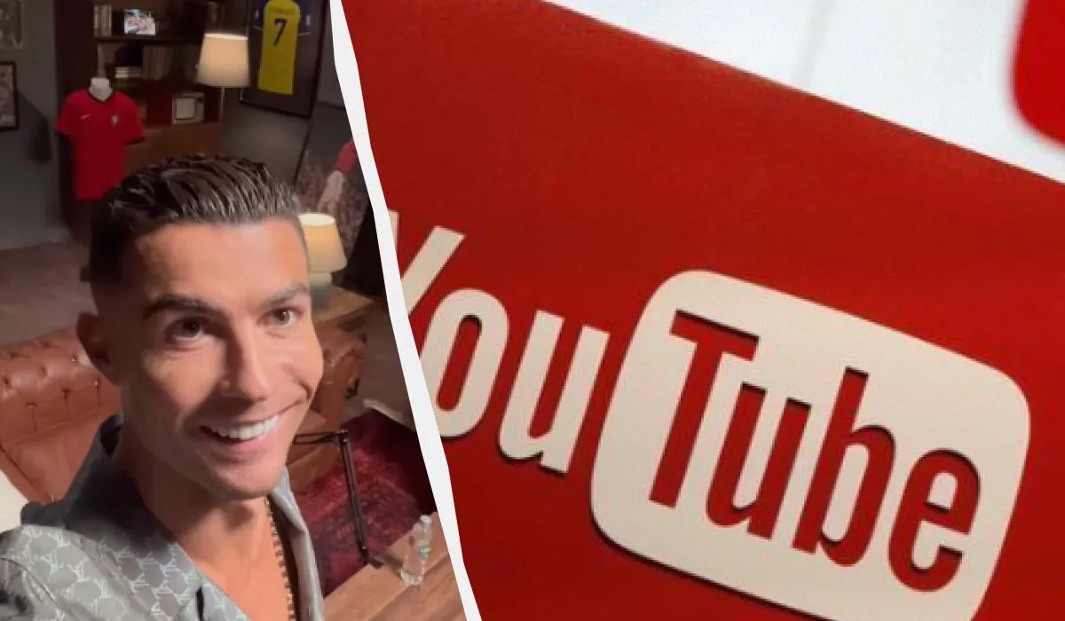 Cristiano Ronaldo dabar turi auksinį „YouTube“ Play mygtuką