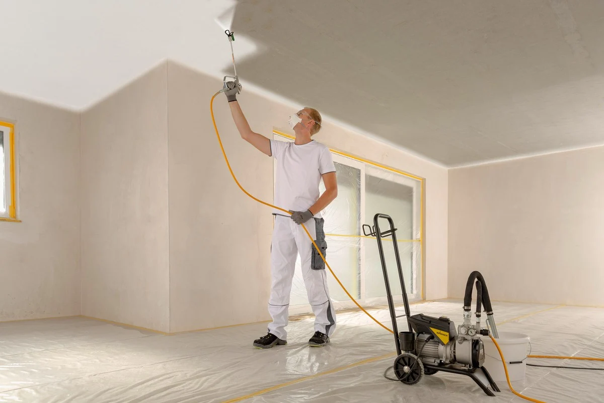 Dažymo aparatas statyboms