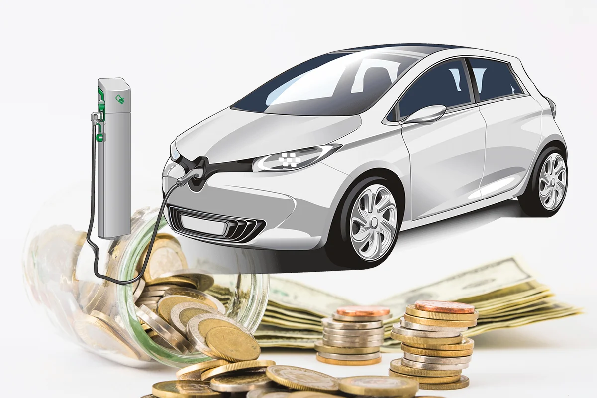Elektromobilių nuvertėjimas per metus
