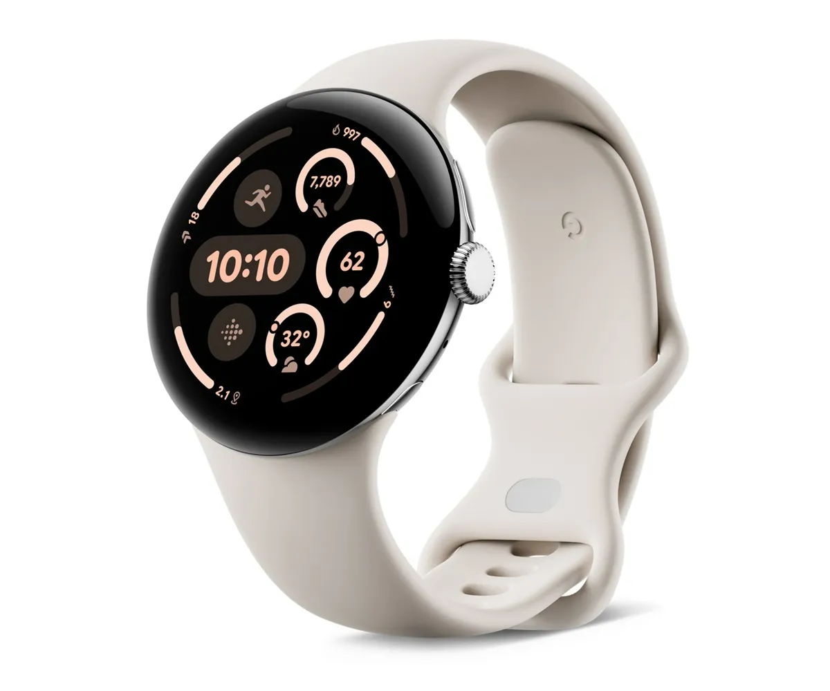 Google Pixel Watch 3 vizualizacijos