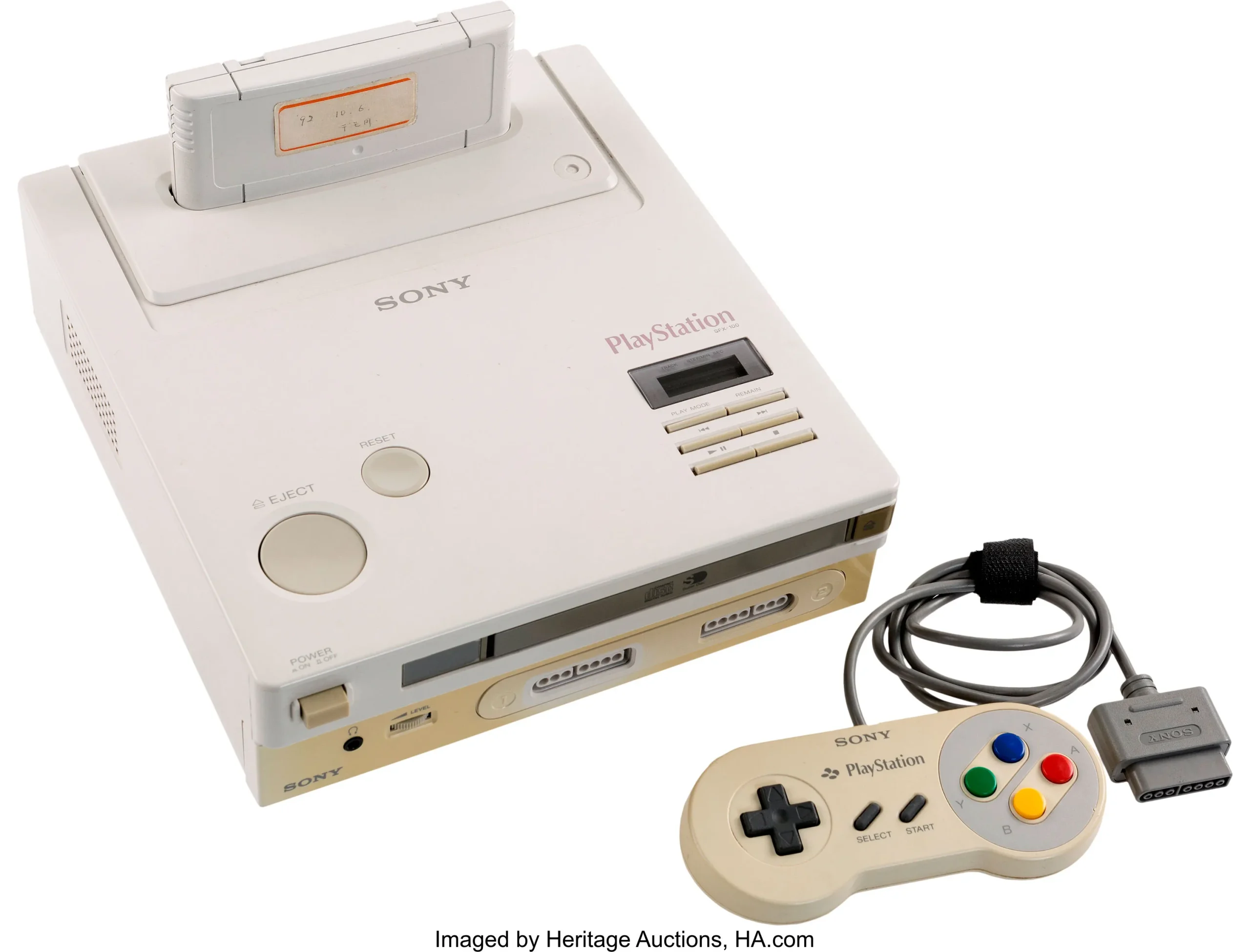 Nintendo PlayStation konsolės prototipas