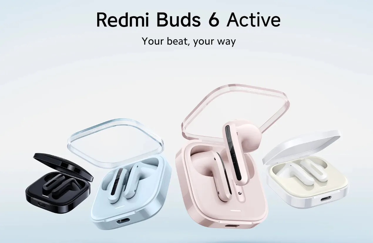 Redmi Buds 6 Active pasaulinėje rinkoje