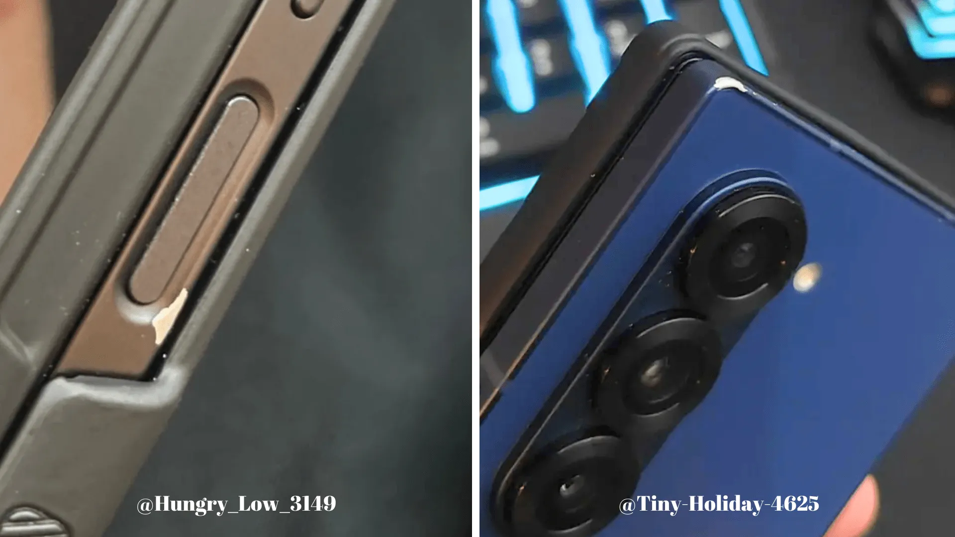 Samsung Galaxy Fold 6 dažai lupasi