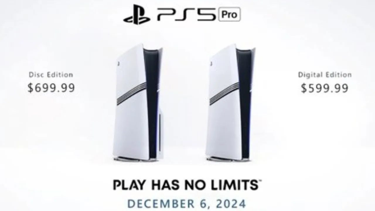 Sony PlayStation 5 Pro gruodžio 6 d.