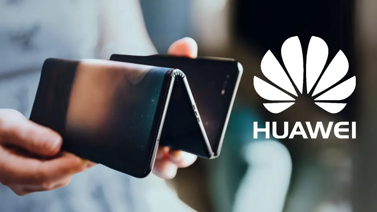 Trigubai sulankstomas Huawei telefonas