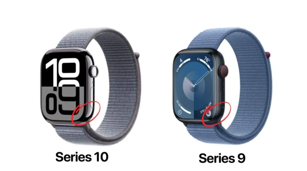 Apple Watch 10 ir 9 palyginimas