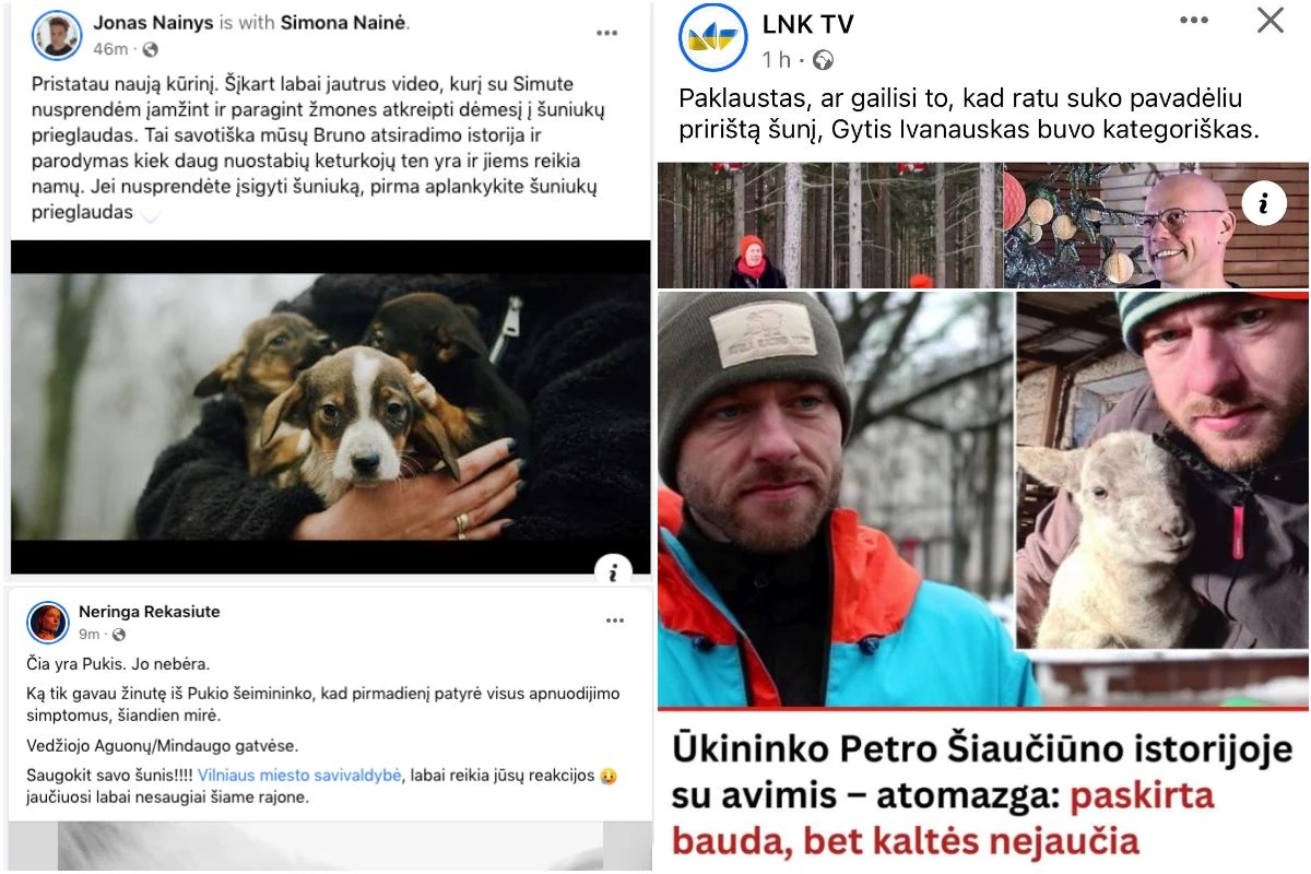 Ar tikrai nuomonės formuotojai prisideda prie gyvūnų gerovės