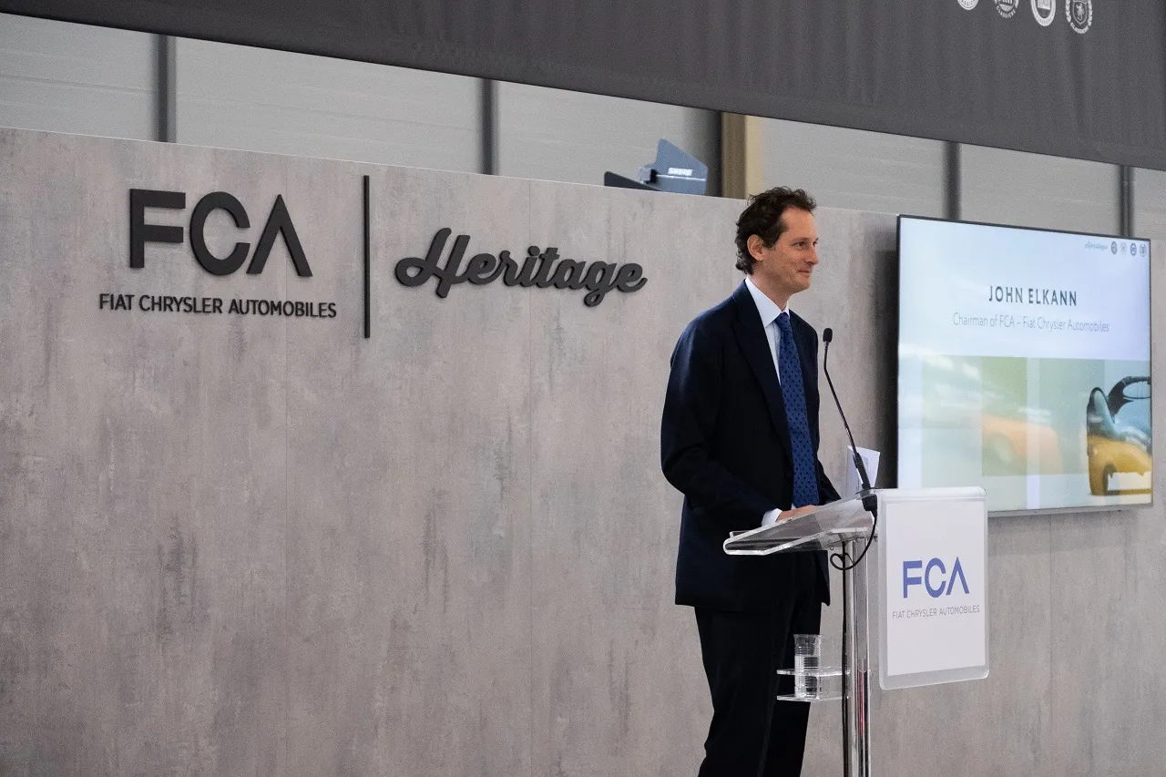 FCA prezidentas John Elkann