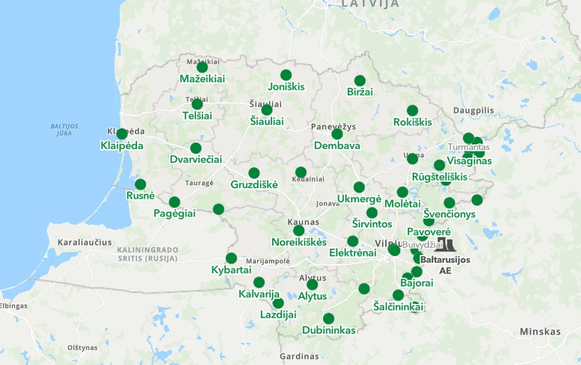 Radiacijos lygis Lietuvoje - normalus