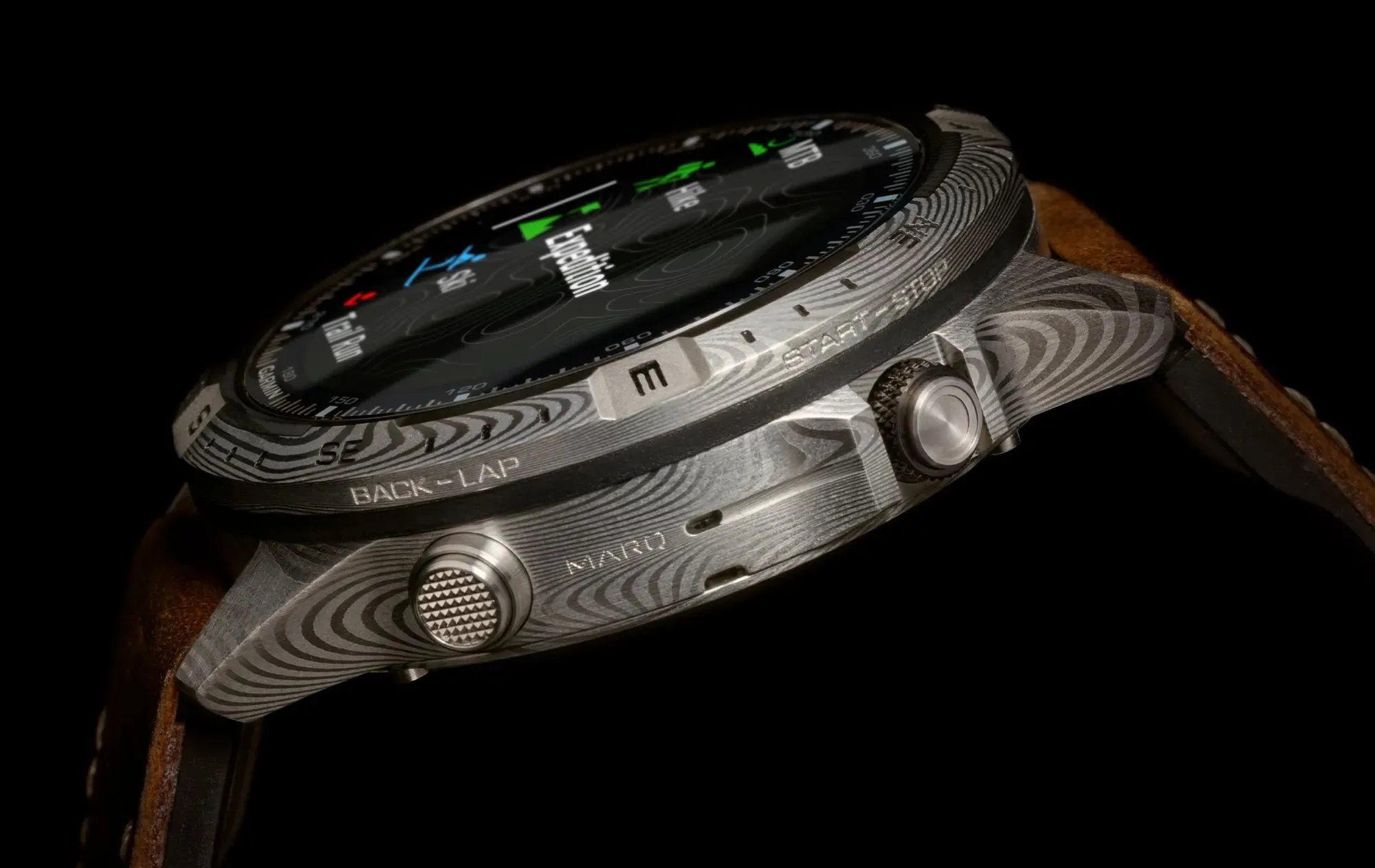 MARQ Adventurer (Gen 2) Damascus Steel Edition / Garmin nuotr.