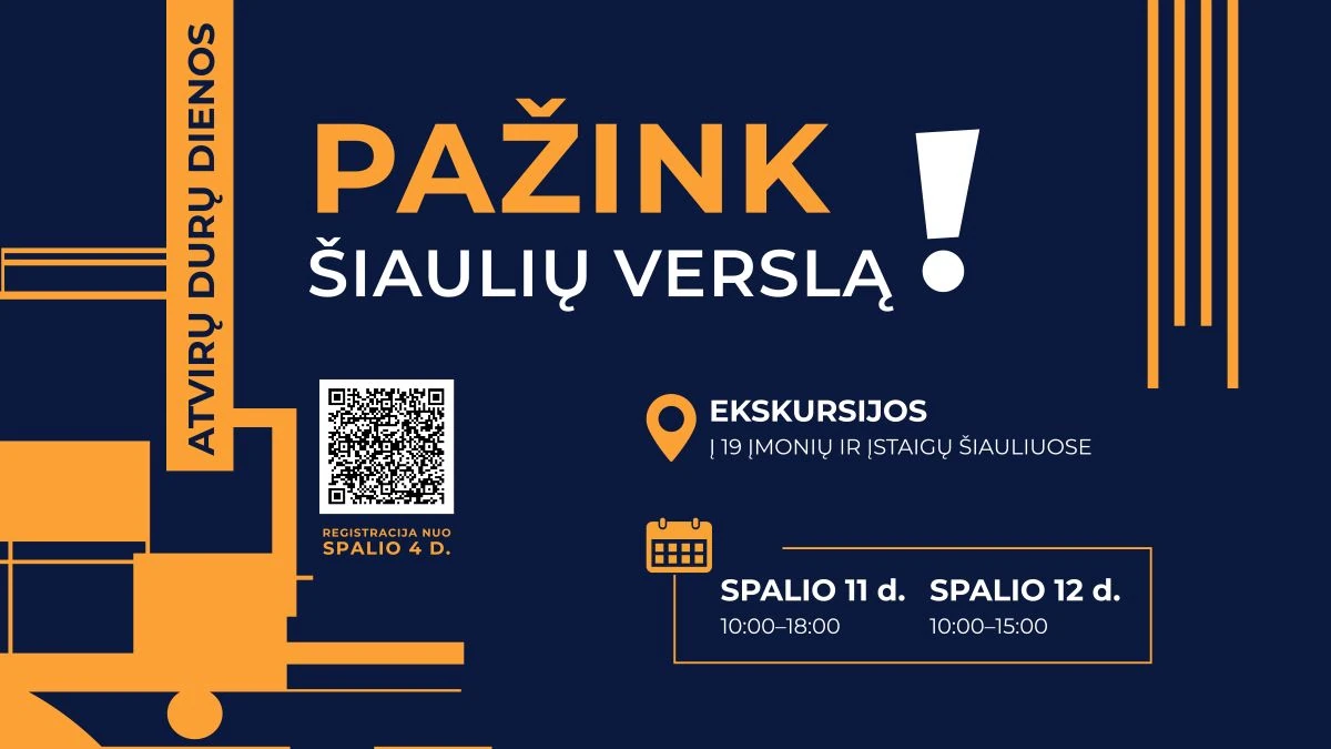 Šiaulių įmonėse – atvirų durų dienos